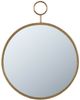 A & B Home Gold Round Accent Mirror-1