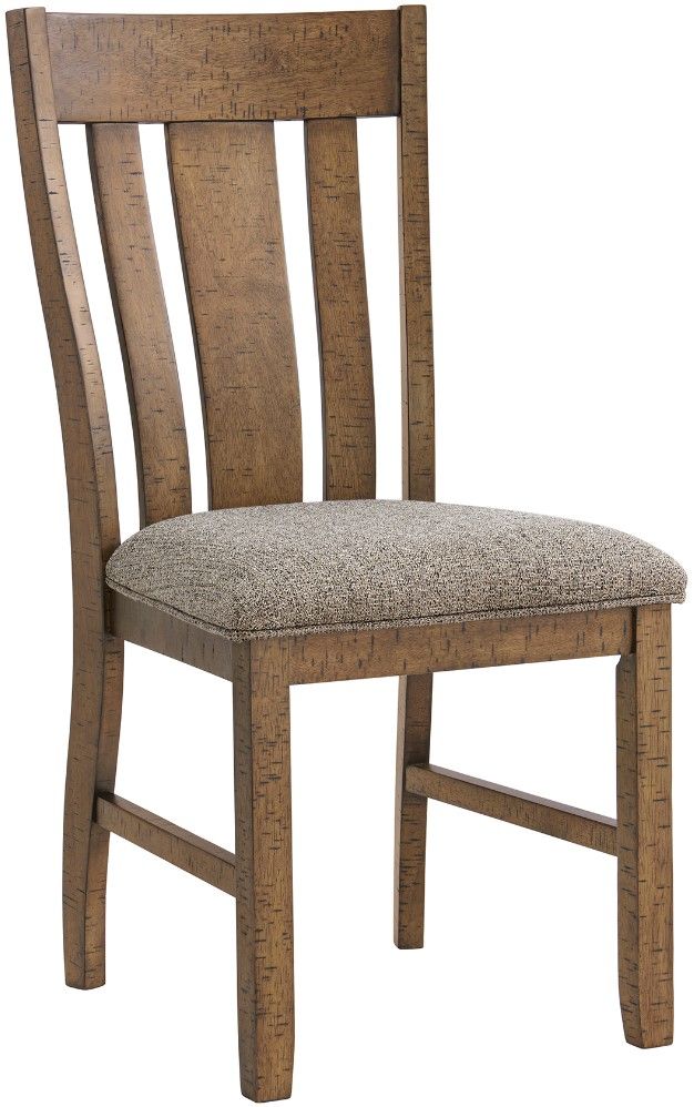 Elements International Everett 6-Piece Brown Acacia/Grey Standard Height Dining Set-2