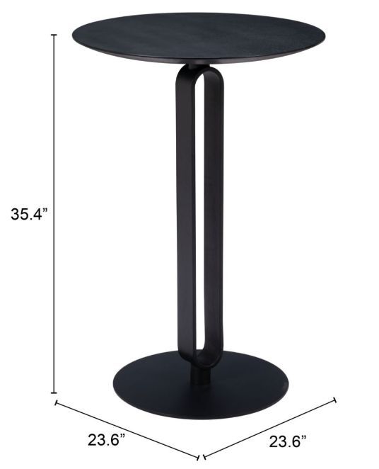 Zuo® Modern Derry Black Counter Table-1