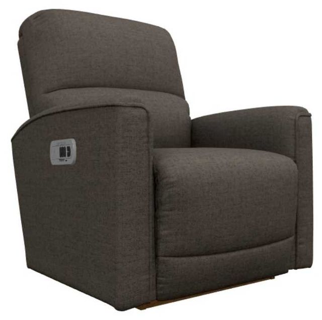La-Z-Boy® Cade Smoke Power Rocking Recliner with Headrest and Lumbar-0