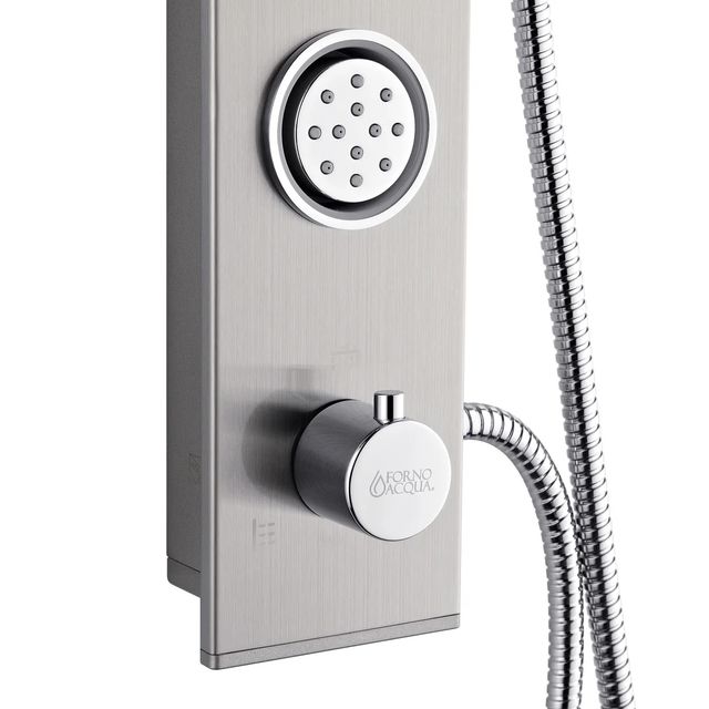 Forno Acqua AcquaSpa Stainless Steel Retrofit Shower System with SensoTemp-1