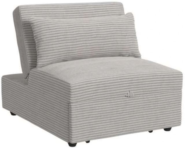 Elements International Pluto Gray Sleeper Chair-0