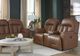 Best® Home Furnishings Customizable Suitably Leather Power Reclining Rocker Console Loveseat with Tilt Headrest-4