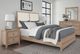 Vaughan-Bassett Woodbridge Clear Maple/White California King Upholstered Panel Bed-1
