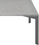 Natuzzi Editions Wire White Anthracite Square Cocktail Table with Grigio Ferro Base-1