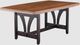 Urban Collections by Yutzy Woodworking Trieste Retreat Cherry/Onyx/Seely 48”x78” Butterfly Trestle Dining Table-0