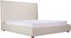 Moe's Home Collection Luzon Wheat Tall Headboard King Bed-4
