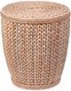 Bassett Mirror Caffey Natural Round End Table-0