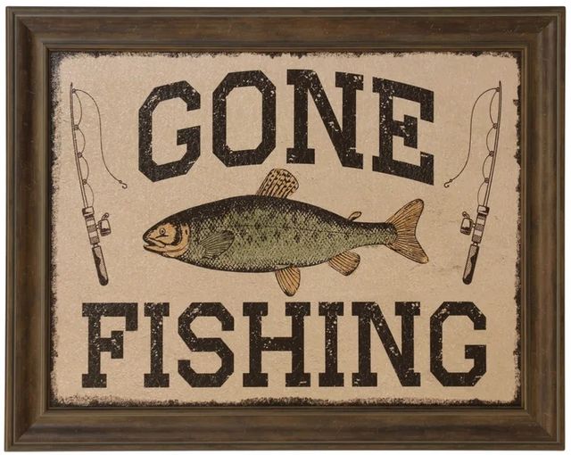 Stylecraft Gone Fishing Wall Art-0