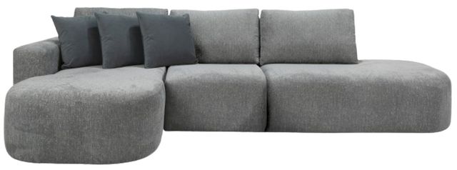 Decor-Rest® Furniture LTD Customizable 2529 3-Piece Left-Arm Facing Sectional and Chaise-0