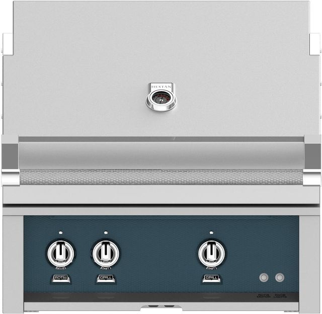 Hestan® 3-Burner Pacific Fog Built-In Natural Gas Grill-0