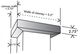 ZLINE Satin Stainless Steel Crown Molding-1