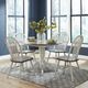 Liberty Furniture Carolina Crossing 5-Piece Antique Honey/White Drop Leaf Dining Set-1