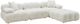 TOV Furniture Calliope 4-Piece Cream Modular Sectional-0