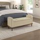 Homelegance® Brigitte Light Brown Lift Top Storage Bench-1