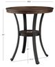 Powell® Franklin Brown Pub Table with Black Base-2