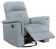 Homelegance® Bristow Blue Manual Swivel Glider Reclining Chair-5