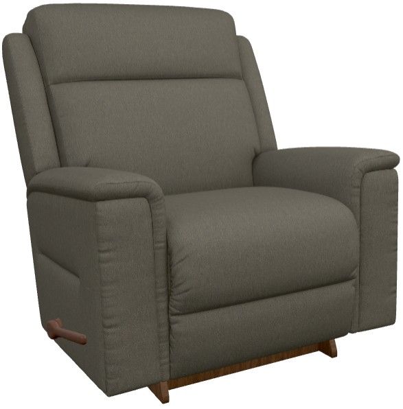 La-Z-Boy® Ace Smoke Manual Rocking Recliner-0