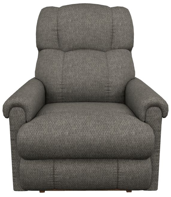 La-Z-Boy® Pinnacle Graphite Power Rocking Recliner with Headrest-1