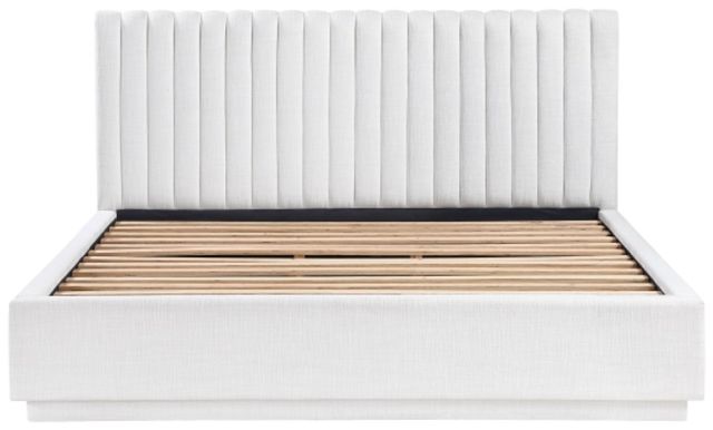 Homelegance® Mulvane Natural White Eastern King Platform Bed-3