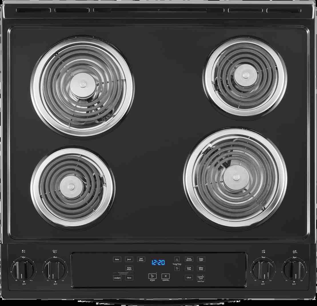 Whirlpool® 30" Black Freestanding Electric Range with Frozen Bake™ Technology-4