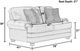 Jackson Furniture Roberto Cocoa Leather Loveseat-4