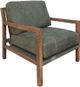 International Furniture Direct Milan Olive Green Armchair-0