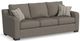 Charisma™ Cypress Silver Three-Cushion Sofa-0