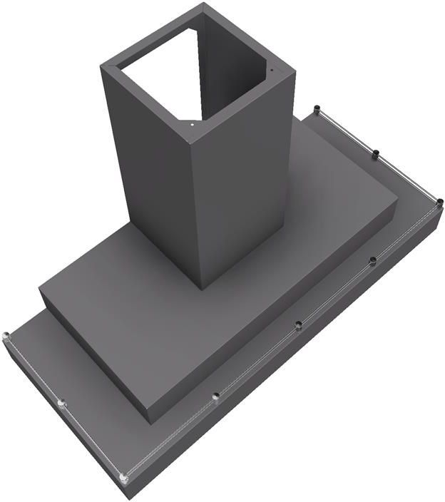 Vent-A-Hood® 48" Gunsmoke Contemporary Wall Mount Range Hood-1