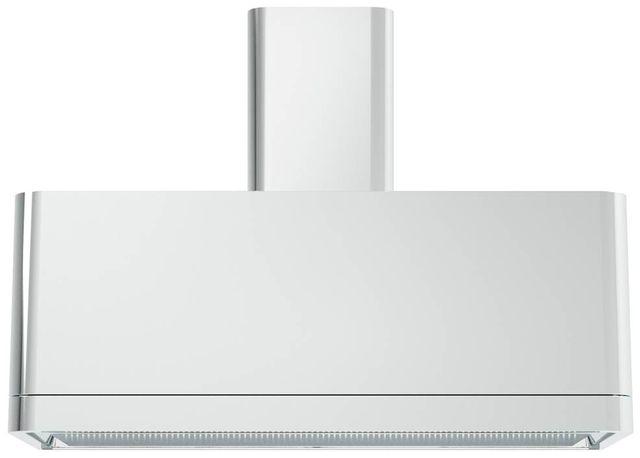 Ilve® Panoramagic 48" Stainless Steel Wall Mounted Range Hood with Silver Trim-0