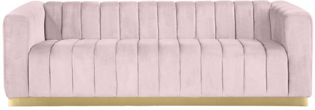 Meridian Furniture Marlon Pink Sofa-2