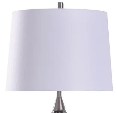 StyleCraft Rochford Silver Table Lamp-1