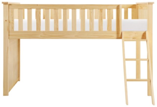 Homelegance® Bartly Natural Youth Twin Low Loft Bunk Bed-2