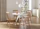 EQ3 Mesa White/White Marble Round Dinette Table-4