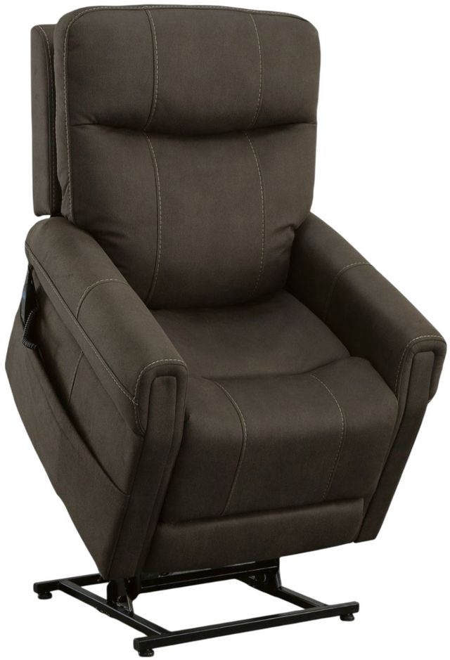 Flexsteel® Jenkins Bark Power Lift Recliner with Power Headrest-3