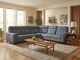 Kate Preston Home Nathan 5-Piece Sky Power Reclining Sectional with Power Headrest-1