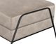 International Furniture Direct Tyne Black/Ivory Ottoman-1