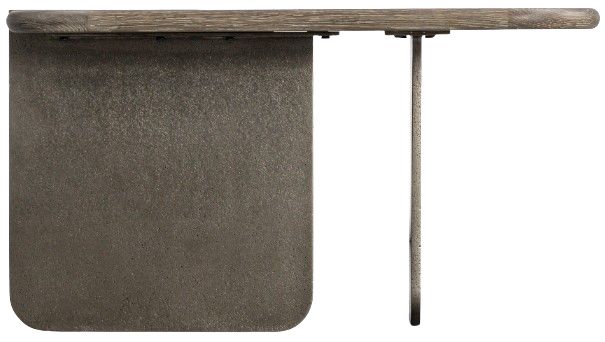 Bernhardt Melba Bernhardt Living Puma Cocktail Table with Graphite Base-4