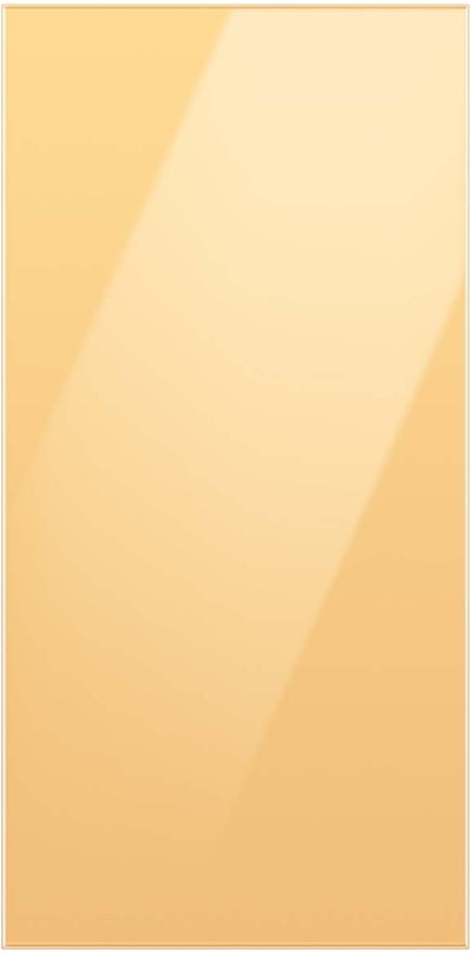 Samsung Bespoke 18" Sunrise Yellow Glass French Door Refrigerator Top Panel-0