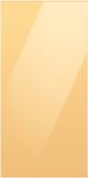 Samsung Bespoke 18" Sunrise Yellow Glass French Door Refrigerator Top Panel-0