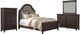 Liberty Furniture Paradise Valley 4-Piece Flax Tweed/Saddle Brown Queen Upholstered Panel Bedroom Set with Chest-0