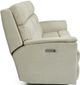 Flexsteel® Mason Cashmere Power Reclining Sofa with Power Headrests-4