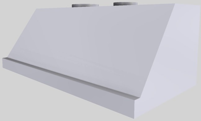 Vent-A-Hood® 48" Wall Mounted Range Hood-White-3