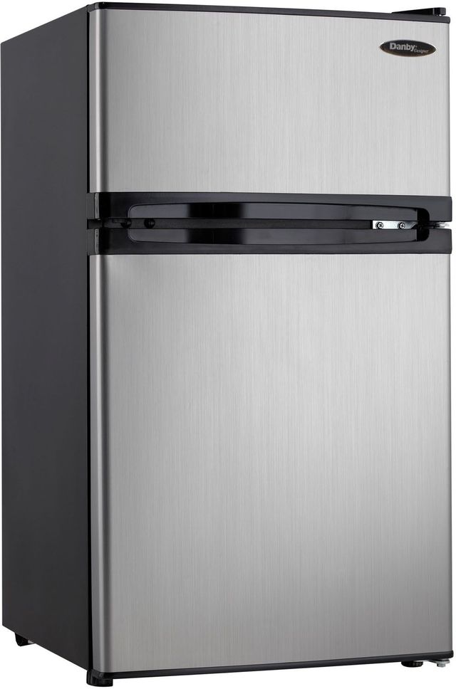 Danby® Designer Series 19" 3.1 Cu. Ft. Black Stainless Steel Compact Refrigerator-2