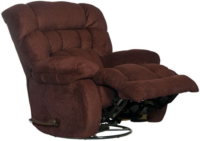 Catnapper® Daly Cranapple Chaise Swivel Glider Recliner-1