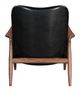 Zuo® Bully Black Lounge Chair and Ottoman-4