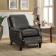 BarcaLounger® Ashebrooke Wrenn Gray Leather Manual Recliner-3