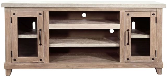 Sunny Designs™ Vivian Light Gray/Wheat 64" Console-2