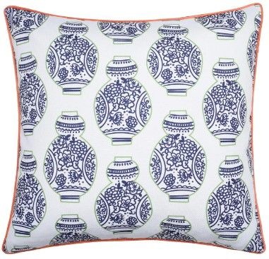 Stylecraft Tinck Dark Blue/Blue Throw Pillow-0