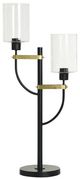 StyleCraft Firelite Black Table Lamp-0
